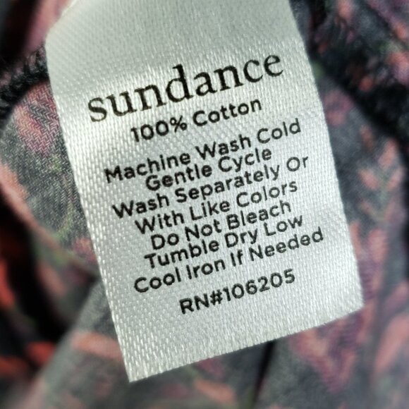 Sundance Floral Blouse in Black and Red - Picture 8 of 12